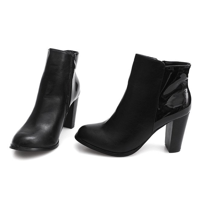 Bottines Vernies F034 Noir 1