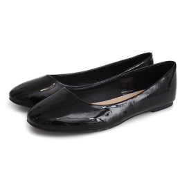 Ballerines laquées ZP-47A Noir le noir 2