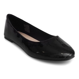 Ballerines laquées ZP-47A Noir le noir 3