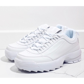 Chaussures de sport à la mode blanches DSC81-2 3