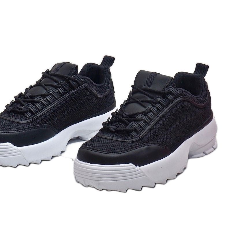 Chaussures de sport à la mode noires DSC82-1 1