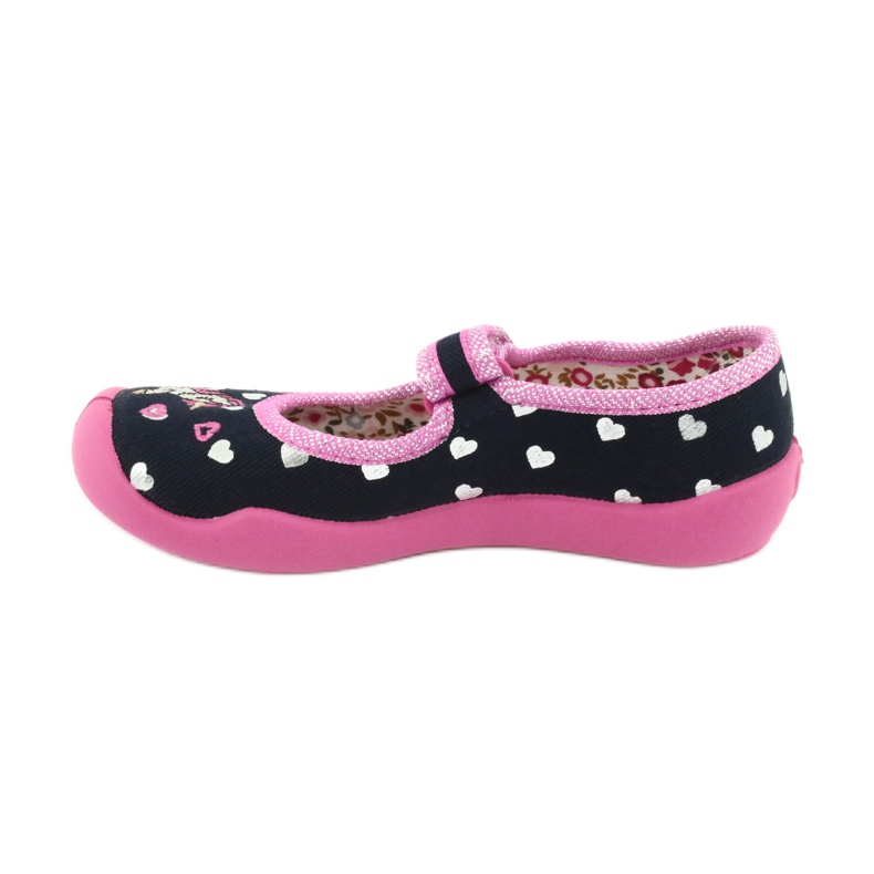 Chaussures enfant Befado 114X355 bleu marine rose gris 2
