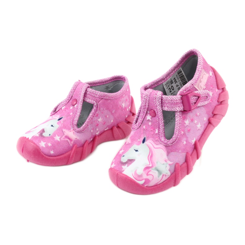 Chaussures pour enfants Befado 110P364 rose gris 3