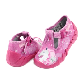 Chaussures pour enfants Befado 110P364 rose gris 4