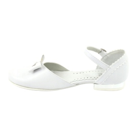 Escarpins communion ballerines Miko 671 blanc blanche 2 Escarpins communion ballerines Miko 671 blanc blanche 2