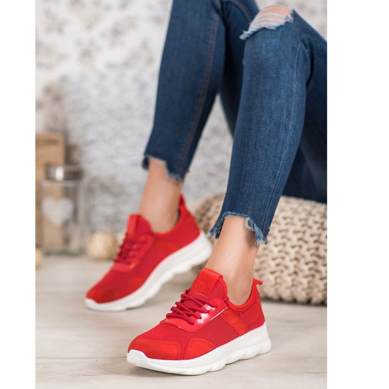 Marquiz Chaussures de sport à enfiler rouge 1 Marquiz Chaussures de sport à enfiler rouge 1