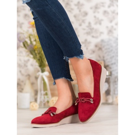 Red Lords On The VINCEZA Wedge rouge 1