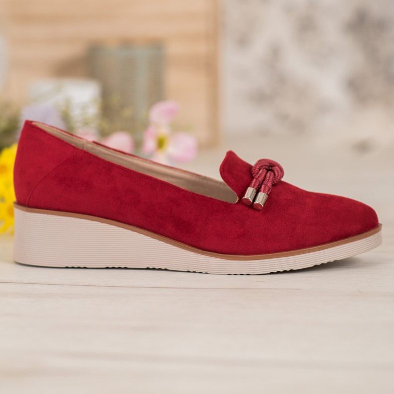 Red Lords On The VINCEZA Wedge rouge 2