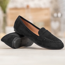 Fama Mocassins classiques le noir 1