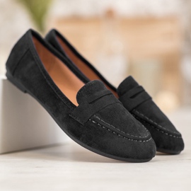 Fama Mocassins classiques le noir 2