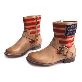 Bottines Chaudes Jodhpur boots Y350 Beige 2