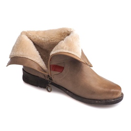 Bottines Chaudes Jodhpur boots Y350 Beige 1