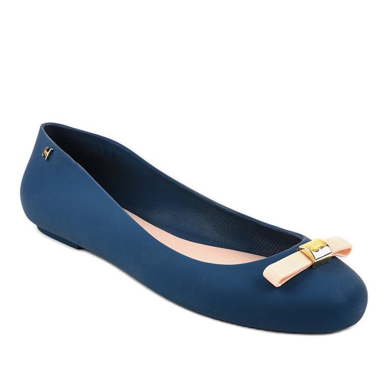 Ballerines bleu marine Meliski KM107-3 1