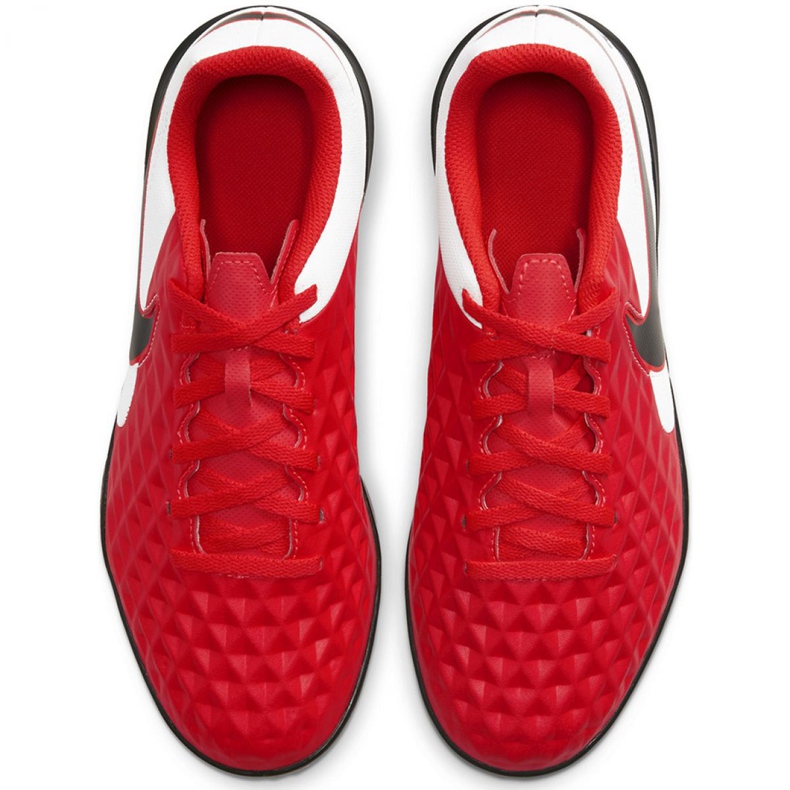 Nike Tiempo Legend 8 Club Tf Jr AT5883-606 chaussures de football rouge rouge 1