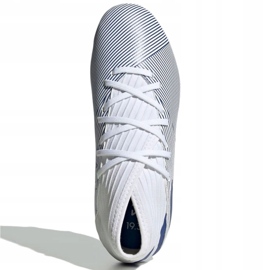 Les chaussures de football adidas Nemeziz 19.3 Fg Jr EG7245 gris argent 2