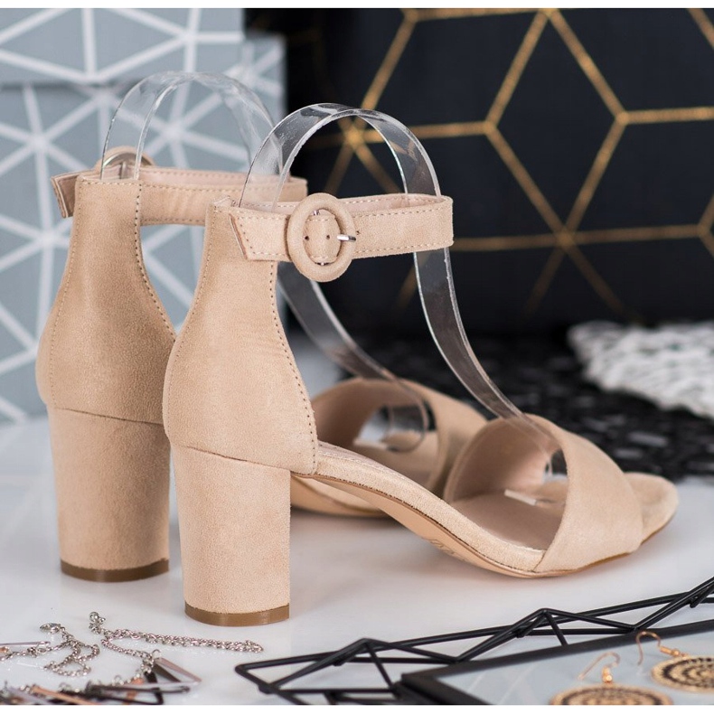 Evento Sandales classiques à talons hauts brun 1