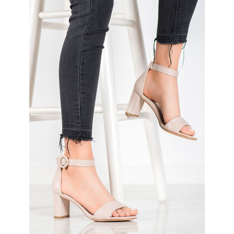 Evento Sandales classiques à talons hauts beige 2