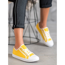 SHELOVET Baskets jaunes 2
