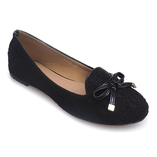 Ballerines Dentelle 616 Noir le noir 1