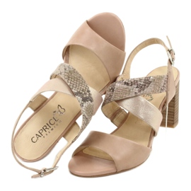 Sandales femme Caprice 28312 beige 5