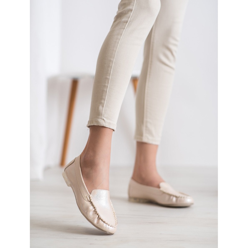 Sergio Leone Mocassins effet holo jaune 1