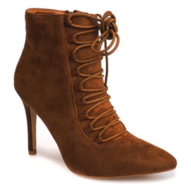 Bottes À Talons Hauts 595SE Camel brun 1