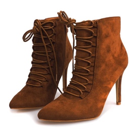 Bottes À Talons Hauts 595SE Camel brun 3