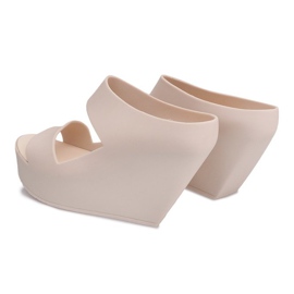Chaussures Compensées Ouvertes Meliski AE830 Beige 1