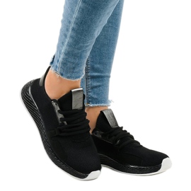 Chaussures de sport noires BL20190-SP 1
