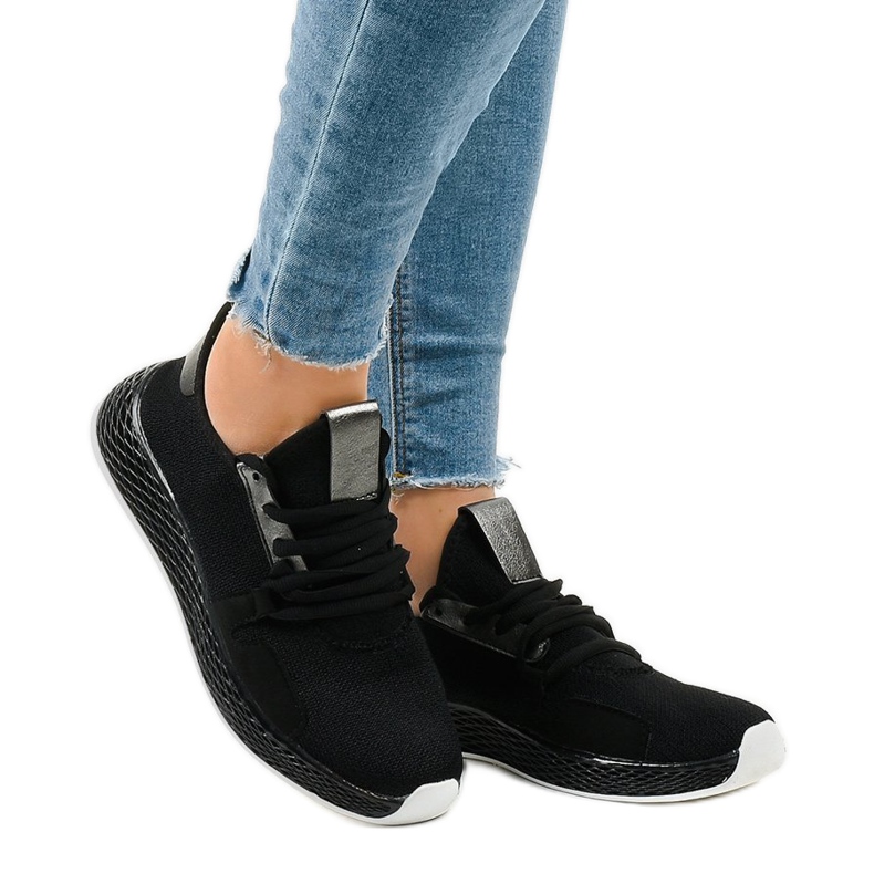 Chaussures de sport noires BL20190-SP 1