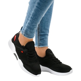 Chaussures de sport pour femmes noires SH809 1