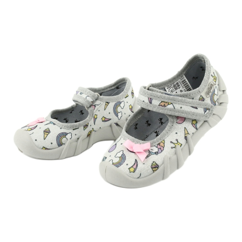 Chaussures pour enfants Befado 109P199 gris multicolore 3 Chaussures pour enfants Befado 109P199 gris multicolore 3