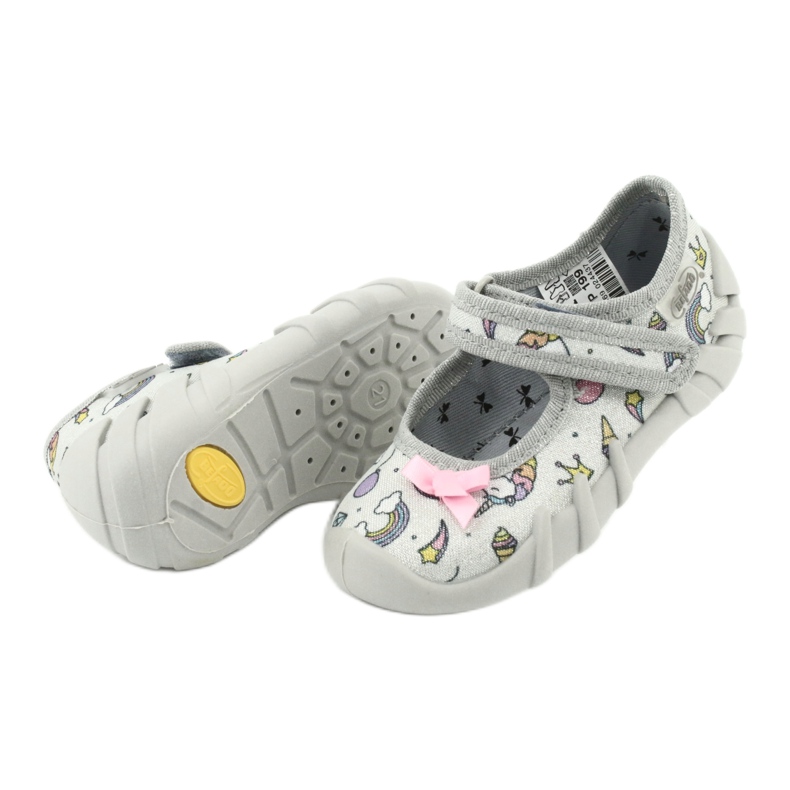 Chaussures pour enfants Befado 109P199 gris multicolore 5 Chaussures pour enfants Befado 109P199 gris multicolore 5
