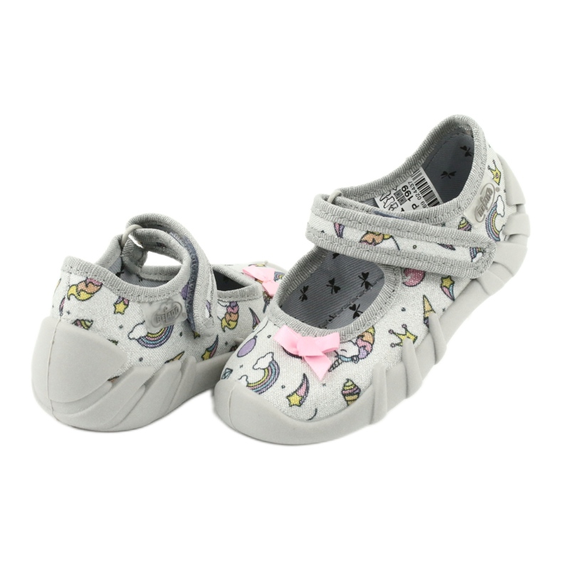 Chaussures pour enfants Befado 109P199 gris multicolore 4 Chaussures pour enfants Befado 109P199 gris multicolore 4