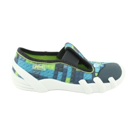 Chaussures enfant Befado 290X192 bleu gris multicolore vert 1