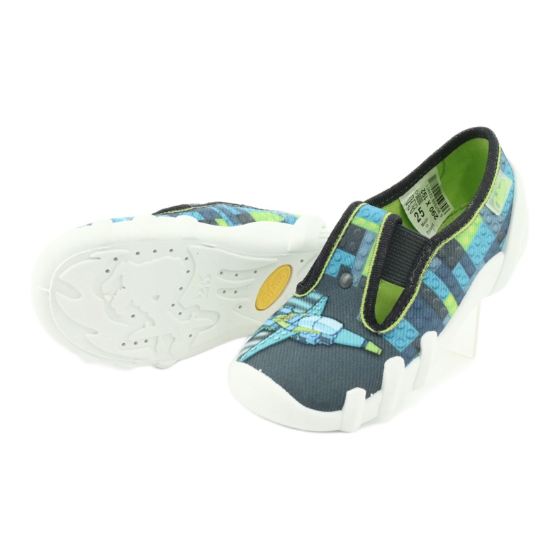 Chaussures enfant Befado 290X192 bleu gris vert 5