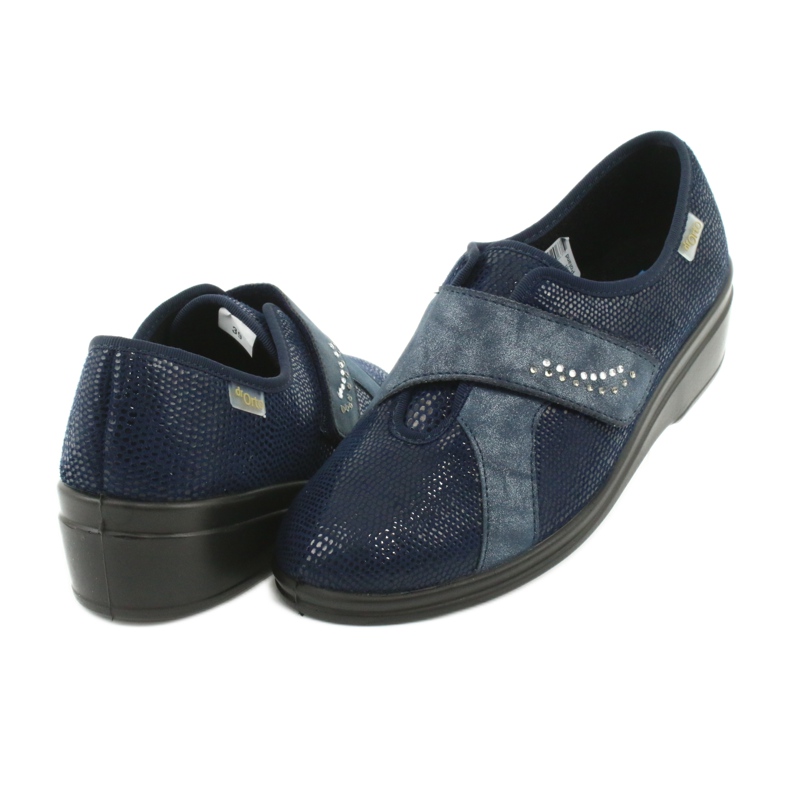 Befado chaussures pour femmes pu 032D001 bleu marine 4