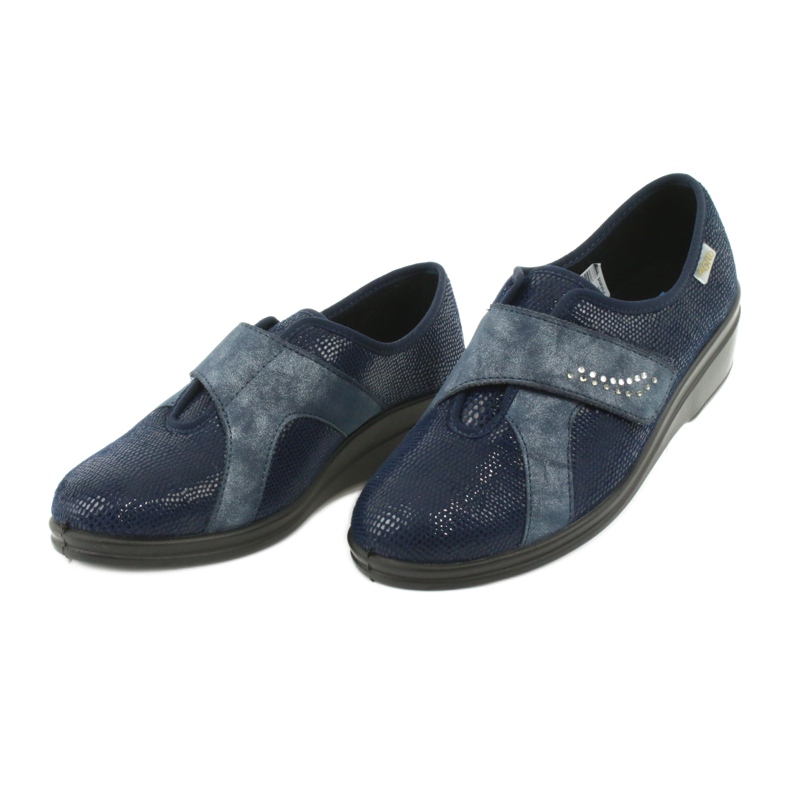Befado chaussures pour femmes pu 032D001 bleu marine 3