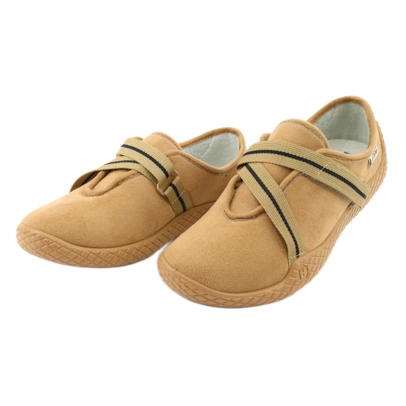 DR.ORTO Befado chaussures de sport pu-young pour femme avec velcro 434D017 beige 3