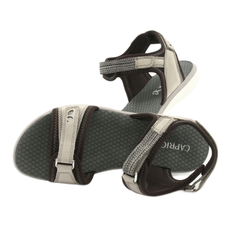 Sandales de sport confortables Caprice 28606 beige brun 6 Sandales de sport confortables Caprice 28606 beige brun 6