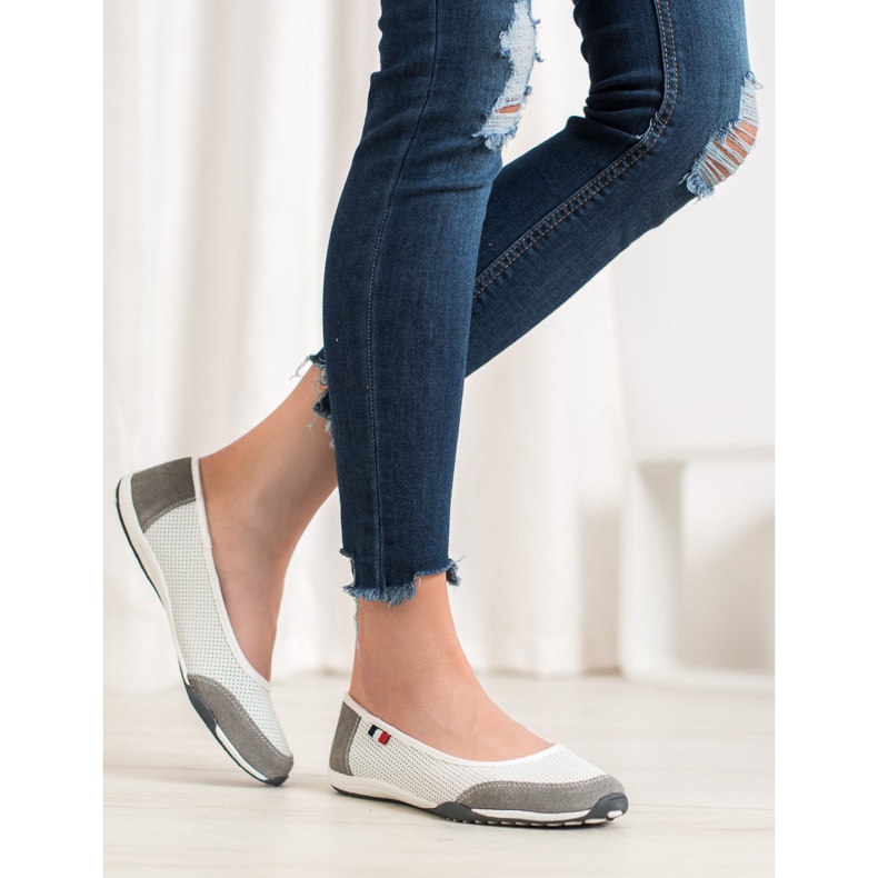 Filippo Ballerines de sport blanc 2