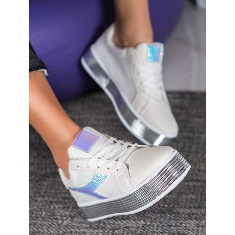 Ideal Shoes X-9758w blanche 2 Ideal Shoes X-9758w blanche 2