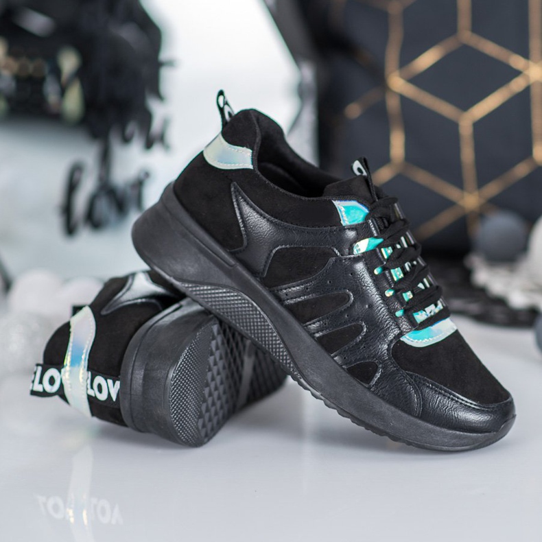 SHELOVET Amour Baskets Noires le noir 2