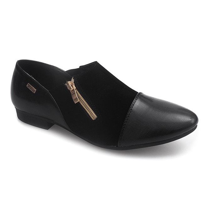 Chaussures Classiques Avec Fermeture Éclair LS96 Noir le noir 1