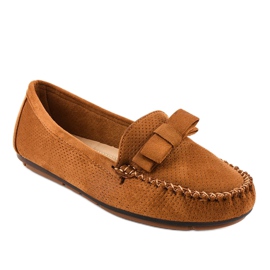 Mocassins marron à nœud 9F150 brun 1