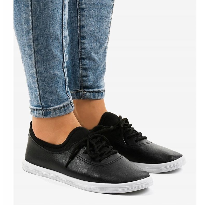 Baskets classiques noires W9782-1 le noir 1