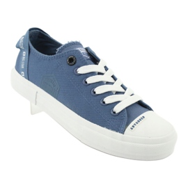 Big Star Baskets en jean à lacets FF274211 bleu 1 Big Star Baskets en jean à lacets FF274211 bleu 1