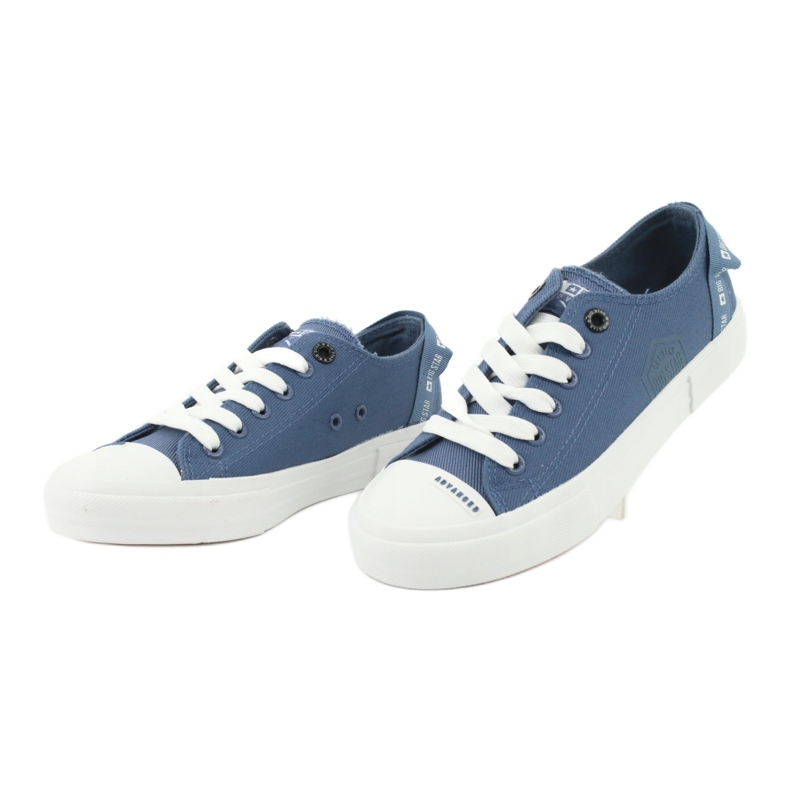 Big Star Baskets en jean à lacets FF274211 bleu 3 Big Star Baskets en jean à lacets FF274211 bleu 3