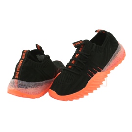 Chaussures de sport à enfiler / à lacets Big Star FF274342 incolore noir orange 4
