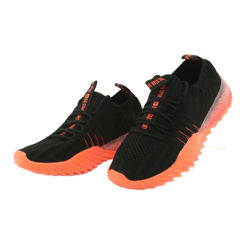 Chaussures de sport à enfiler / à lacets Big Star FF274342 incolore noir orange 3